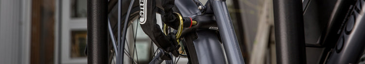 bike locked with adapter chain