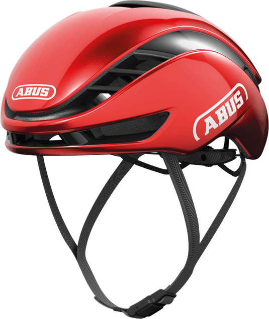 quarter view of performance red  GameChanger 2.0 MIPS helmet.