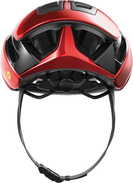 Load image into Gallery viewer, rear view of performance red  GameChanger 2.0 MIPS helmet.  #color_Performance Red
