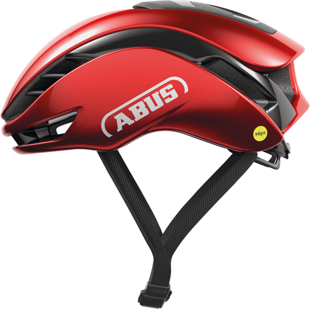 Load image into Gallery viewer, side view of performance red  GameChanger 2.0 MIPS helmet.  #color_Performance Red
