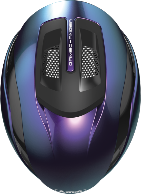Load image into Gallery viewer, top view of flip flop purple GameChanger 2.0 MIPS helmet.  #color_Flip Flop Purple
