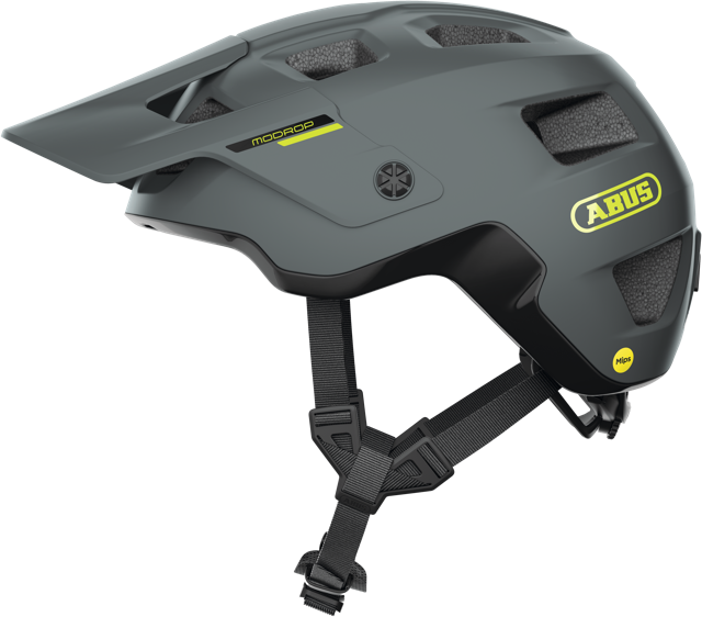 Load image into Gallery viewer, side view of the concrete grey MoDrop MIPS helmet.  #color_Concrete Grey
