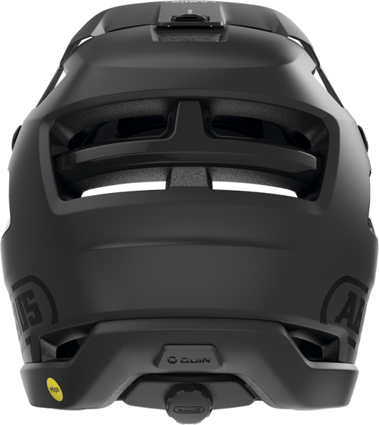 rear view of velvet black ABUS AirDrop MIPS helmet