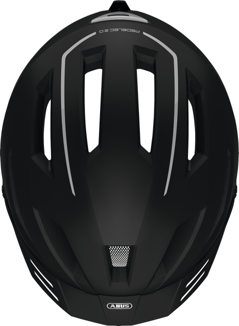 Load image into Gallery viewer, top view of velvet black Pedelec 2.0 MIPS helmet #color_Velvet Black
