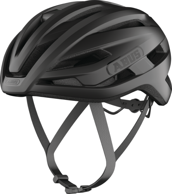Load image into Gallery viewer, quarter view of velvet black ABUS StormChaser helmet #color_velvet black
