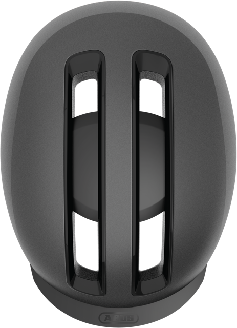 Load image into Gallery viewer, top view of titan HUD-Y helmet #color_titan
