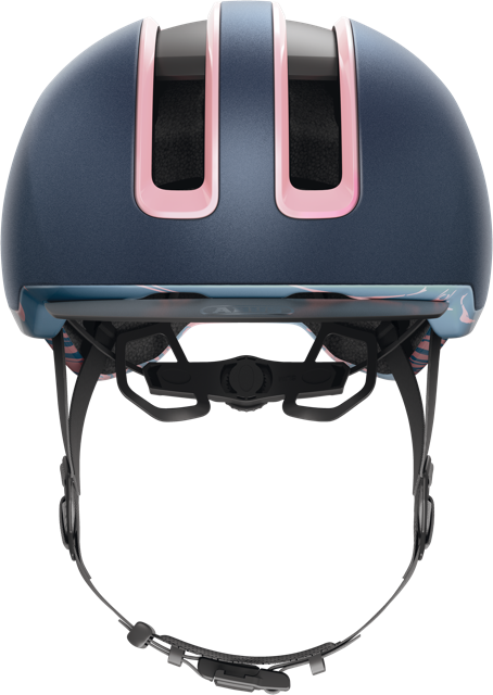 Load image into Gallery viewer, front view of midnight blue HUD-Y helmet #color_midnight blue
