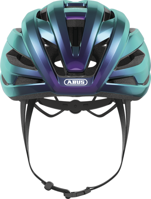 Load image into Gallery viewer, front view of flip flop purple ABUS StormChaser helmet #color_flip flop purple
