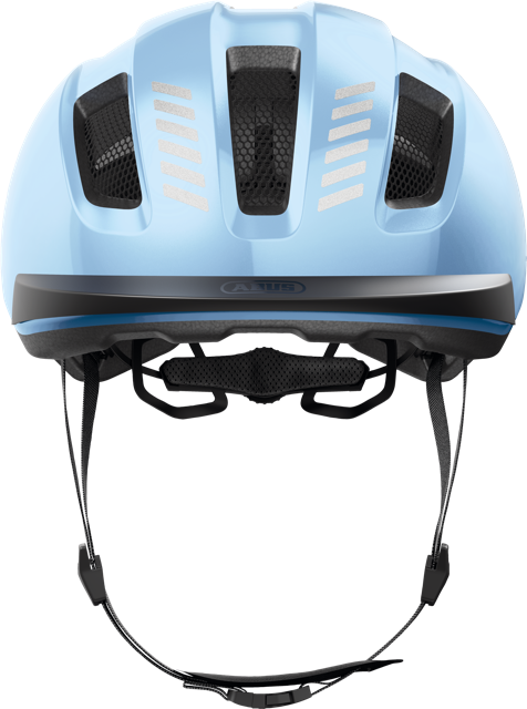 Load image into Gallery viewer, front view of iced blue ABUS PURL-Y helmet #color_iced blue
