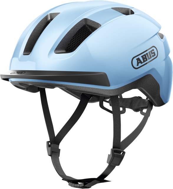 Load image into Gallery viewer, quarter view of iced blue ABUS PURL_Y helmet #color_iced blue
