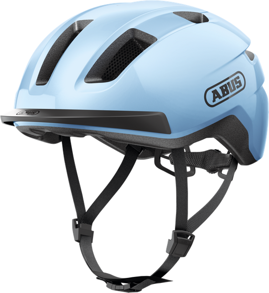 quarter view of iced blue ABUS PURL_Y helmet