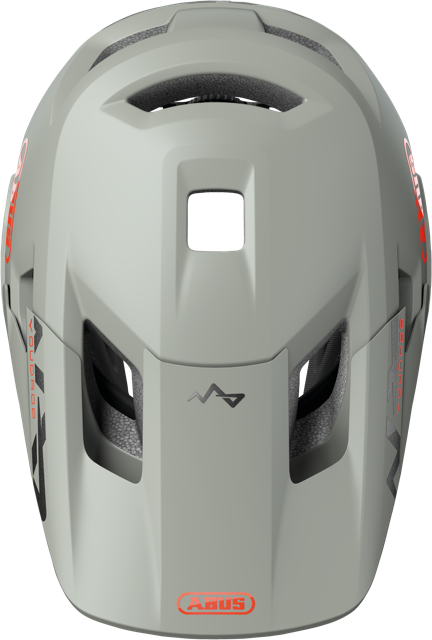 Load image into Gallery viewer, top view of chalk grey ABUS YouDrop FF helmet #color_Chalk Grey
