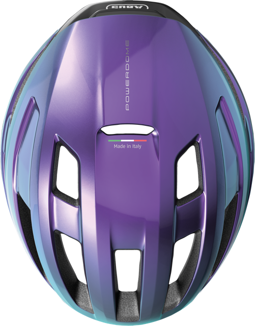 Load image into Gallery viewer, Top view of flip flop purple ABUS PowerDome MIPS #color_flip flop purple
