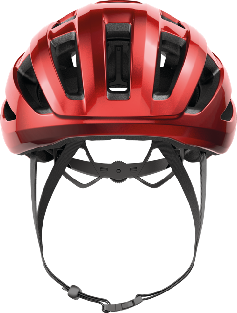 Load image into Gallery viewer, front view of Performance Red ABUS PowerDome MIPS #color_performance red

