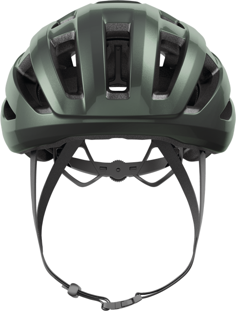 Load image into Gallery viewer, Front view of Moss Green ABUS PowerDome MIPS #color_moss green
