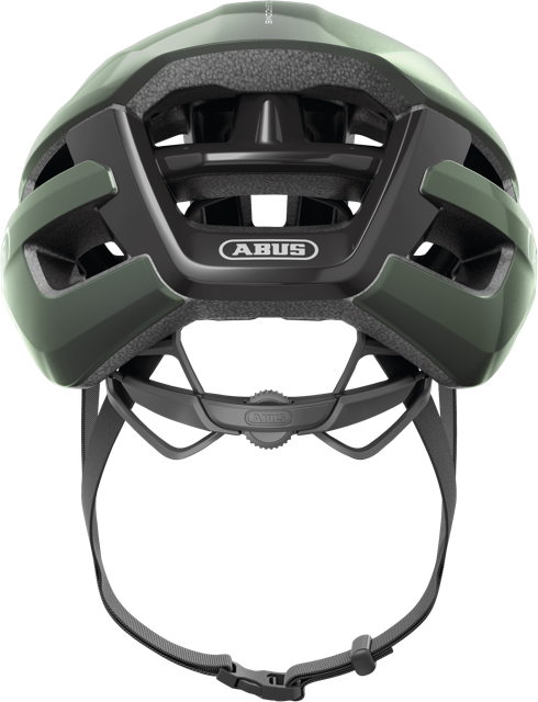 Load image into Gallery viewer, Rear view of Moss Green ABUS PowerDome MIPS #color_moss green

