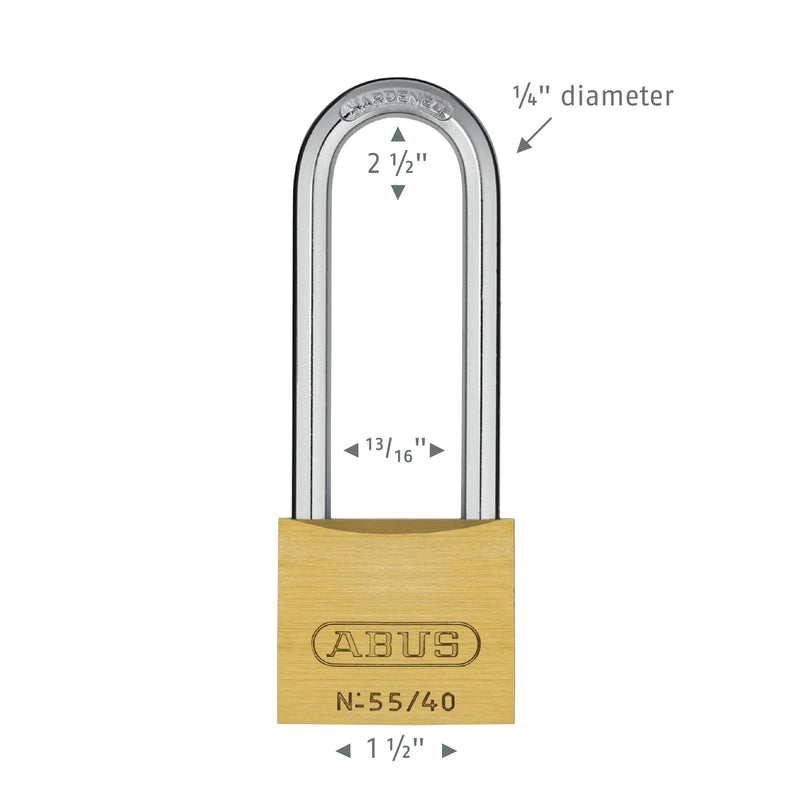 Load image into Gallery viewer, 55/40HB63 Brass Padlock
