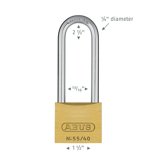 55/40HB63 Brass Padlock