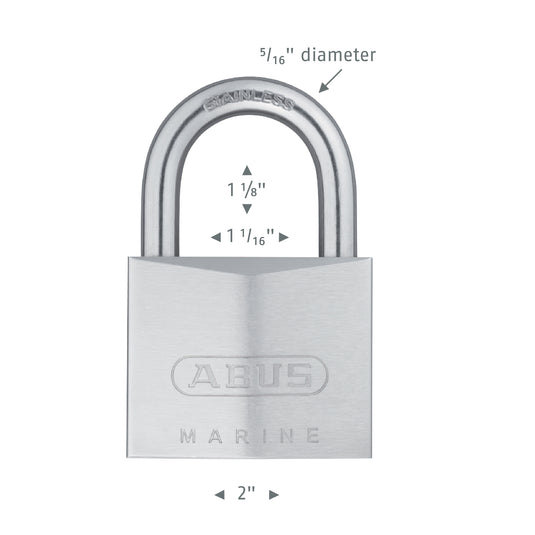 75IB/50 Solid Brass Weatherproof Padlock