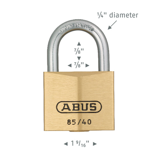 85/40 Brass Padlock
