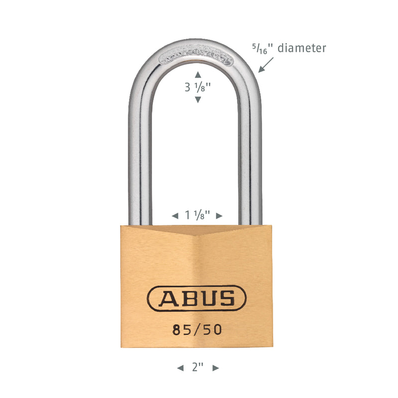 Load image into Gallery viewer, 85/50HB80 Brass Padlock
