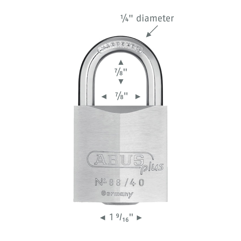 Load image into Gallery viewer, 88/40 Chrome Plated - Brass Padlock
