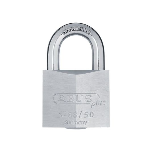 88/50 Chrome Plated - Brass Padlock