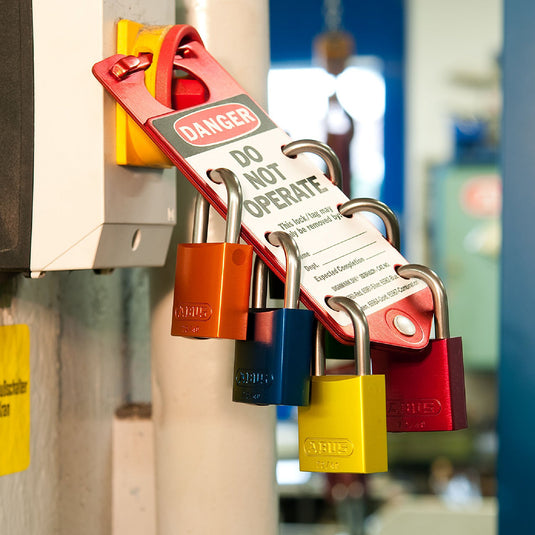 ABUS Lockout Tagout Aluminum Padlock 72/40HB40 – ABUS USA