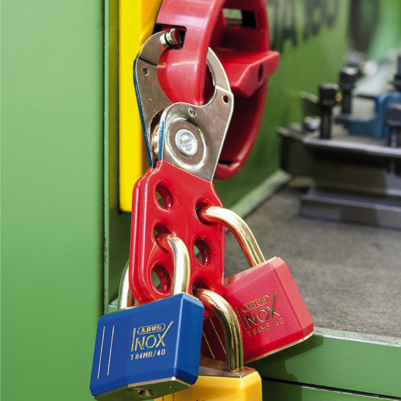 Load image into Gallery viewer, Steel Hasp Lockout Tagout STO801
