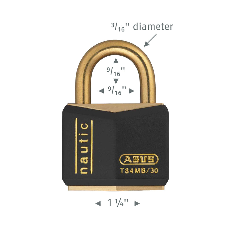 Load image into Gallery viewer, T84MB/30 Brass Padlock
