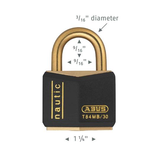 T84MB/30 Brass Padlock