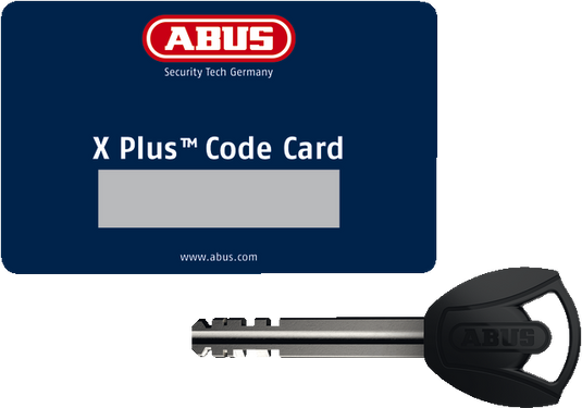  XPlus key and code card